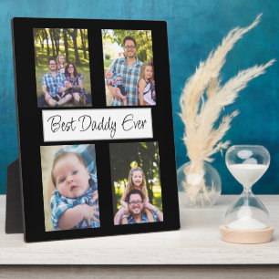 Personalized Best Daddy Ever Photo Plaque