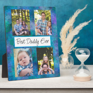 Personalized Best Daddy Ever Photo Plaque