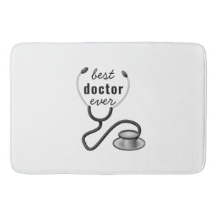 Personalized Best Doctor Ever Thank You Physician Bath Mat