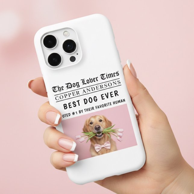 Personalized “Best Dog Ever” Custom  iPhone Case (Creator Uploaded)