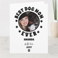 Personalized Best Dog Mom Ever Custom Photo 