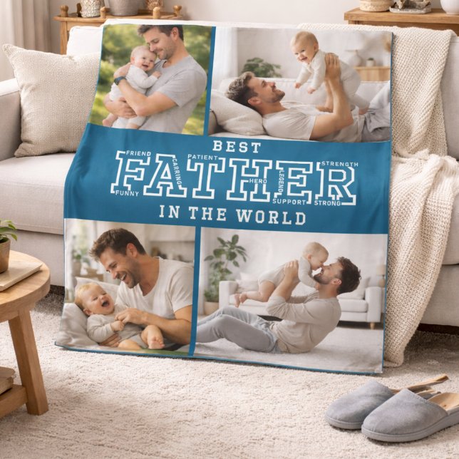 Personalized Best Father’s Day | Custom daddy Fleece Blanket (Personalized Best Father’s Day | Custom daddy Fleece Blanket)