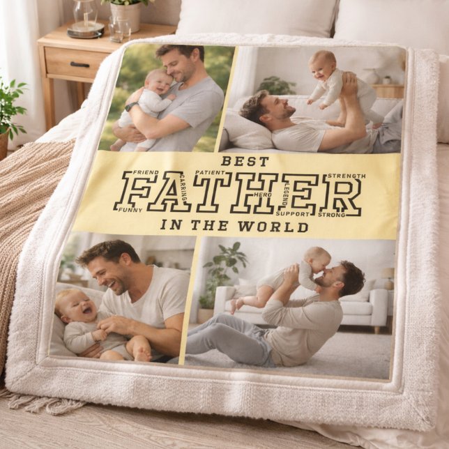 Personalized Best Father’s Day | Custom daddy Fleece Blanket (Personalized Best Father’s Day | Custom daddy Fleece Blanket)