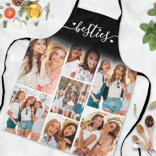 Personalized Best Friend BFF Photo Collage Apron