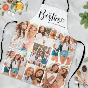 Personalized Best Friend BFF Photo Collage Apron