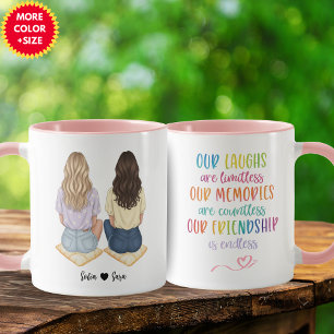 Personalized Best Friend Mug for Women Funny Fri
