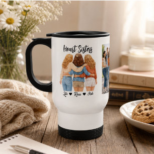 Personalized Best Friend Photo Friendship Day Travel Mug
