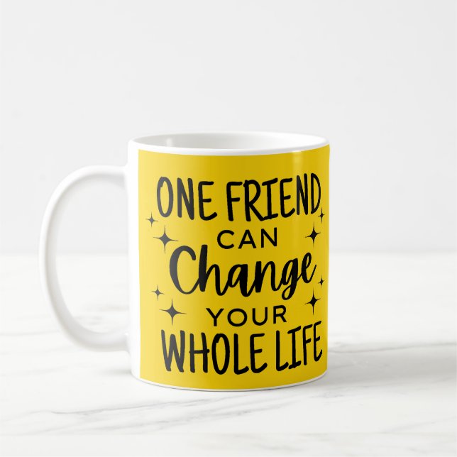 Personalized Best Friends Coffee Mug (Left)
