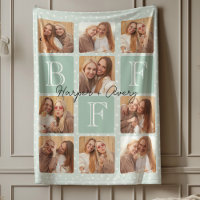 Personalized Best Friends Forever 9 Photo Collage