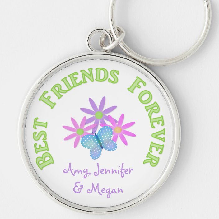 Personalized Best Friends Forever Keychain