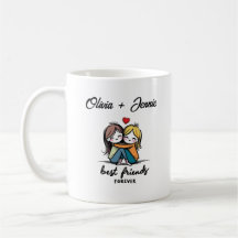 Personalized Best Friends Forever Mug – BFF Gift