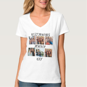 Personalized "Best Friends Forever" Photo Template T-Shirt