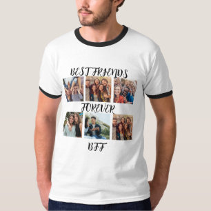 Personalized "Best Friends Forever" Photo Template T-Shirt
