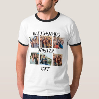 Personalized "Best Friends Forever" Photo Template T-Shirt