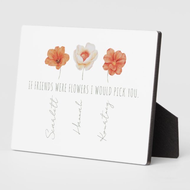 Personalized Best Friends Plaque (Side)