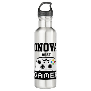 Personalized Best Gamer Stainless Steel Water Bottle