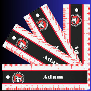 Personalized Best German Shepherd Dad Ever Ruler