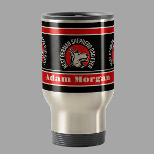 Personalized Best German Shepherd Dad Ever Travel Mug