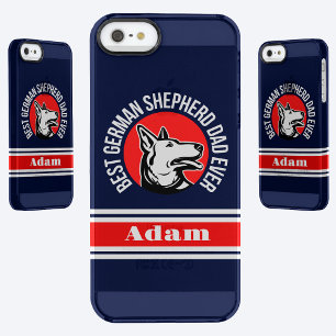 Personalized Best German Shepherd Dad Ever Clear iPhone SE/5/5s Case