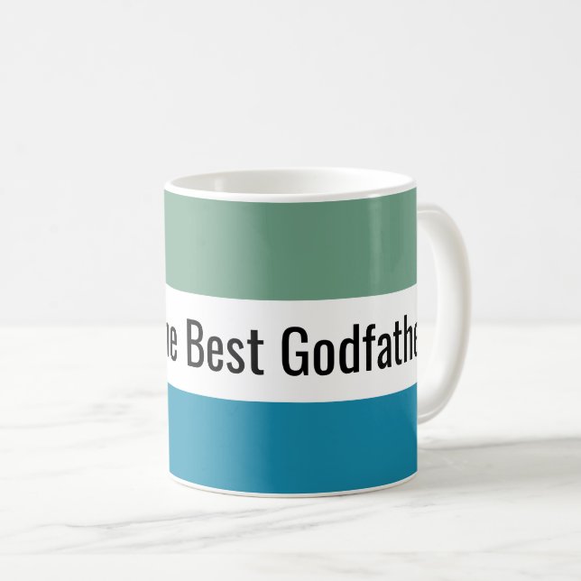Personalized Best Godfather Mug (Front Right)