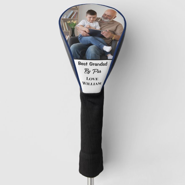 Personalized Best Grandad By Par Driver Cover (Front)
