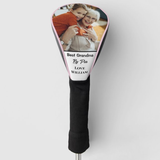 Personalized Best Grandma By Par Driver Cover (Front)