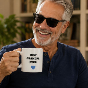 Personalized Best Grandpa Ever Coffee Mug Gift