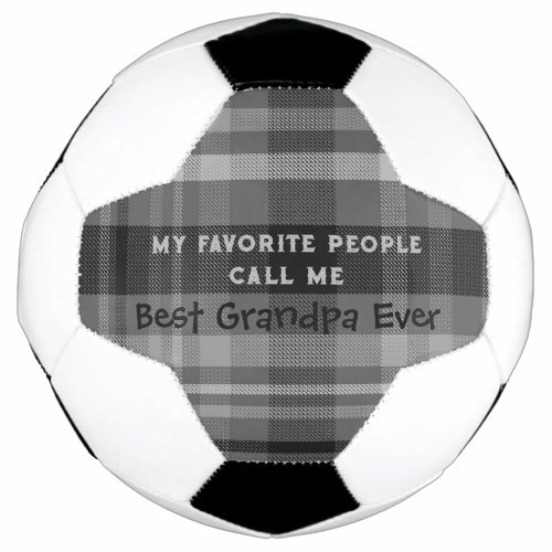 Personalized Best Grandpa Soccer Ball
