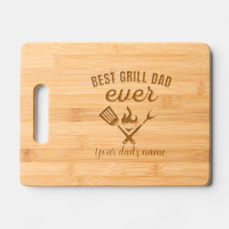 Personalized Best Grill Dad Cutting Board