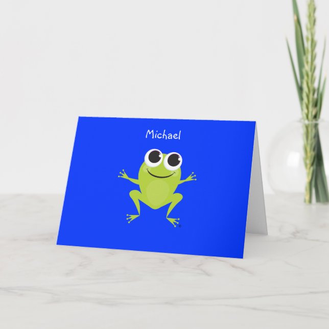 Personalized Best Life FROG Notecard (Front)