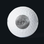 Personalized Best Man Brushed Silver Golf Balls<br><div class="desc">Make your own custom golf ball. Personalize this design with your own text. You can further customize this design by selecting the "customize further" link if desired.</div>