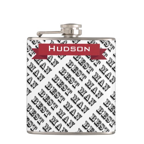 Personalized Best Man Flask