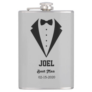Personalized Best Man Gift Flask