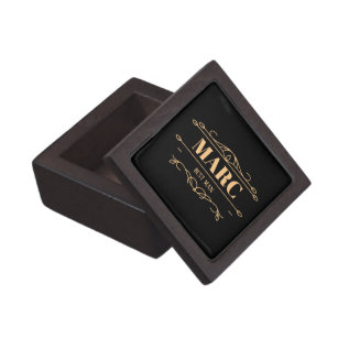 Personalized Best Man, Groomsman Magnetic Wooden Gift Box