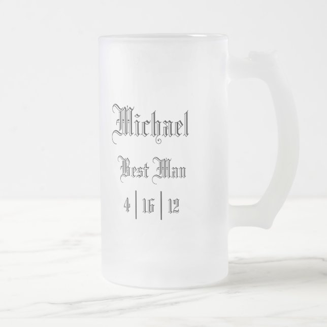 Personalized Best Man Mug (Right)