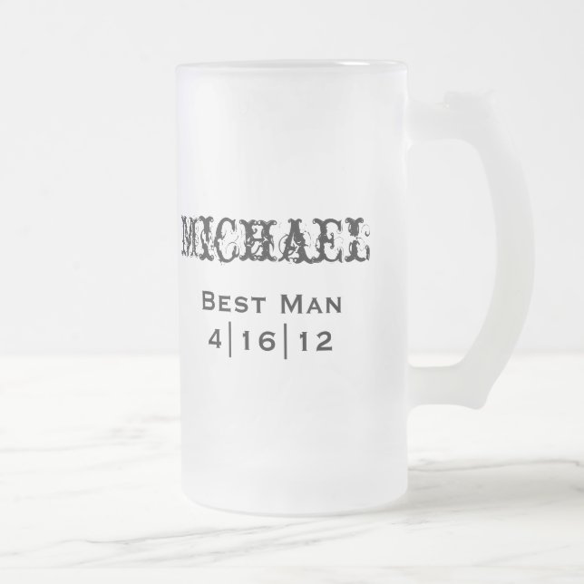 Personalized Best Man Mug (Right)