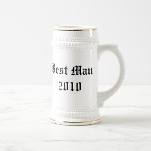 Personalized best man Wedding favor stein