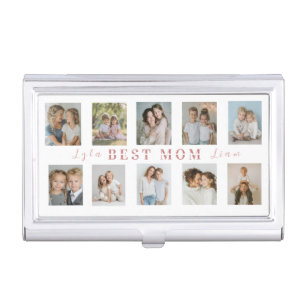 Personalized Best Mom Card Holder