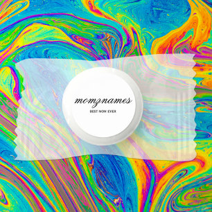 Personalized Best Mom Ever Calligraphy Name Life Saver® Mints