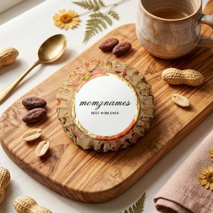 Personalized Best Mom Ever Calligraphy Name Reese's Peanut Butter Cups