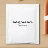 Personalized Best Mom Ever Calligraphy Name