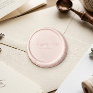 Personalized Best Mom Ever Calligraphy Name Wax Seal Sticker