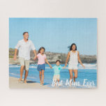 Personalized Best Mom Ever Custom Family Photo Jigsaw Puzzle