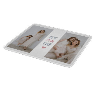 Personalized 'Best Mom Ever' Cutting Board