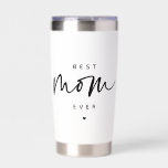 Personalized Best Mom Ever Elegant Typography Insulated Tumbler