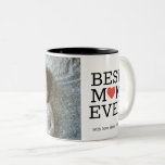 Personalized Best Mom Ever Heart Photo Coffee Mug