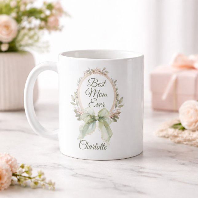 Personalized Best Mom Ever Mug with Name (Creator Uploaded)