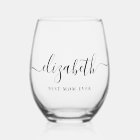 Personalized Best Mom Ever Script Monogram