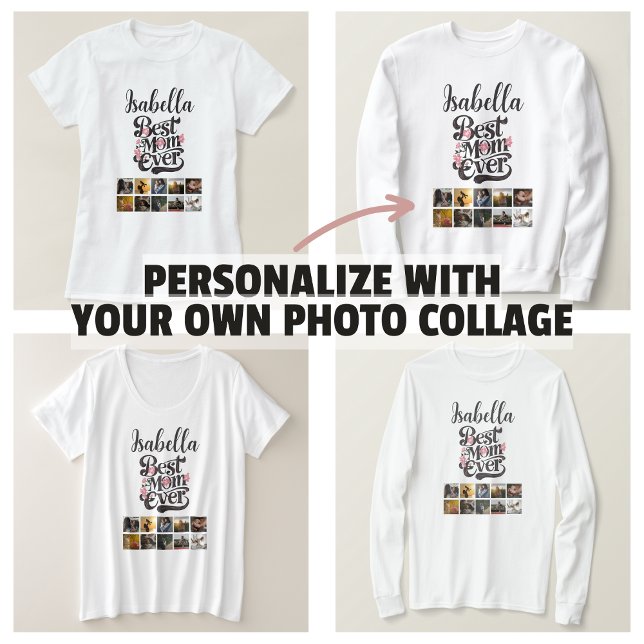 Personalized Best Mom Ever Trendy Mother's Day T-Shirt (Personalized Best Mom Ever Trendy Mother's Day T-Shirt and clothes)