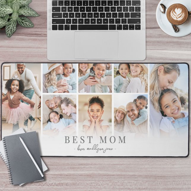 Personalized Best Mom Photo Desk Mat (Personalized Best Mom Photo Desk Mat)